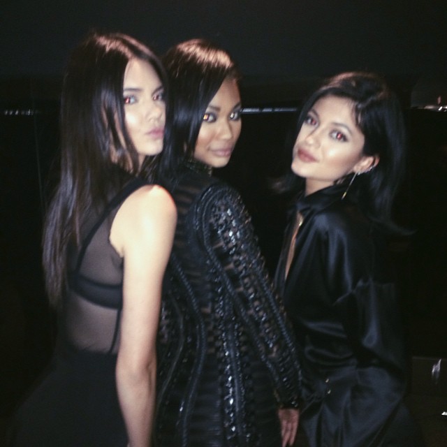 all black w these beauties the other day @kendalljenner @chaneliman...