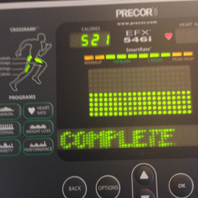 I had to do something in the gym today. I ate so poorly yesterday. I blame @thee...