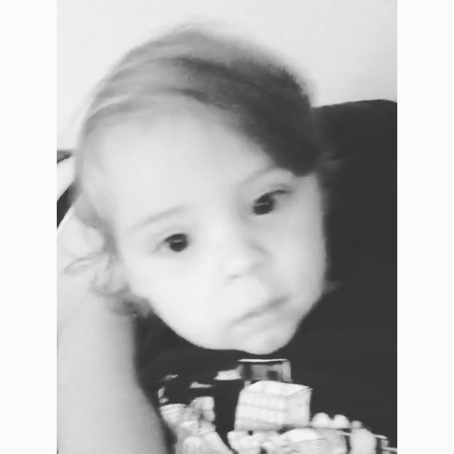 Jenna sent me this of Ollie my godson  he can't pronounce my name so he says "ay...
