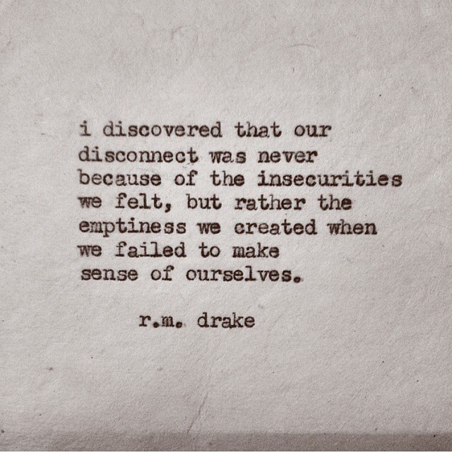 emptiness we created...