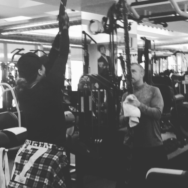Beast mode with @gunnarfitness...