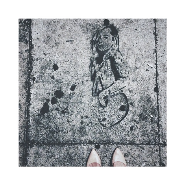 hay lady // sidewalk chick...