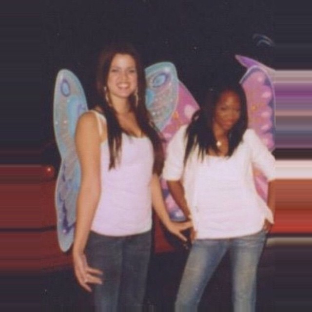 Happy Halloween!!! Malika and I stuntin in our wings in 2003. ...