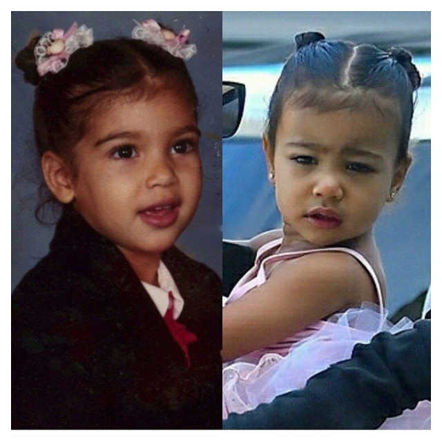 My princess and I at the same age! North is seriously the sweetest, funniest gir...