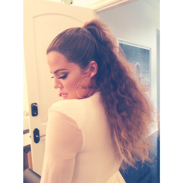 A little glam never hurt a soul @jenatkinhair @joycebonelli #KardashianBeauty #S...