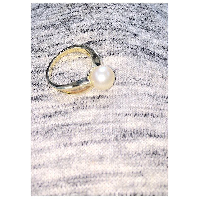 nonna had a ring made for me w/ the pearl from grandpa's tie pin. she says he to...