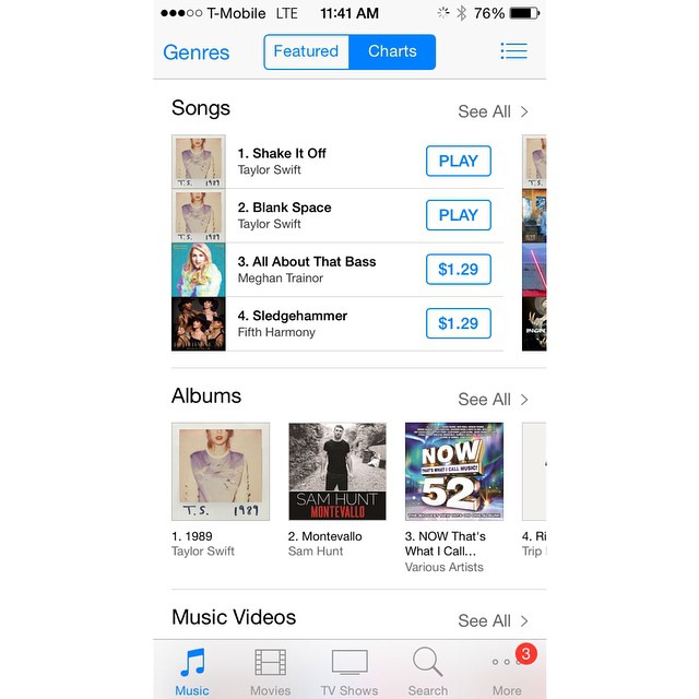 OH MY GOD. SLEDGEHAMMER IS NUMBER FOUR ON ITUNES. I DONT KNOW HOW YOU DO IT BUT ...