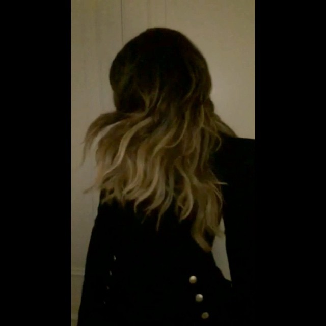 major hair moment...