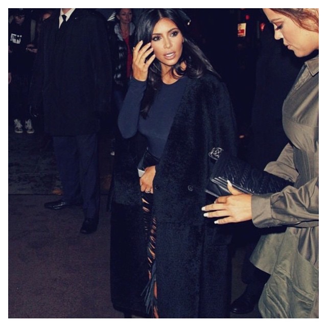 Flashing back to last week in London with KoKo. Hard to see but I love this skir...
