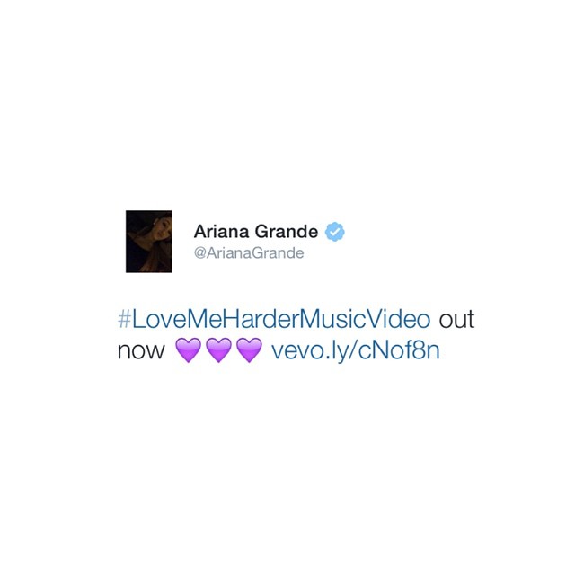 #lovemeharder music video is out now and hope y'all love it  so excited about th...