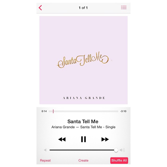 it's ouuuut!!! hope y'all enjoy #SantaTellMe...