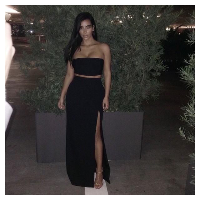 Tonights look- J Mendel skirt, Mugler top, Tom Ford Heels...