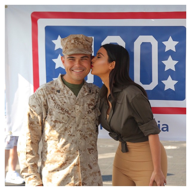 Kisses to the troops! Thank you for all you do! Was an honor to meet you all ...