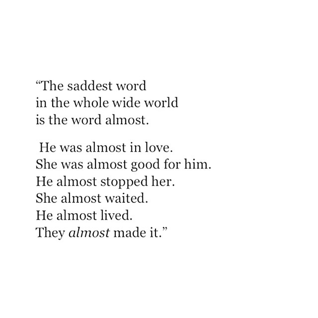 Almost...