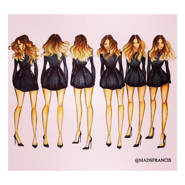 Loving this drawing of me by @madsfrancis thank you!!!! ...
