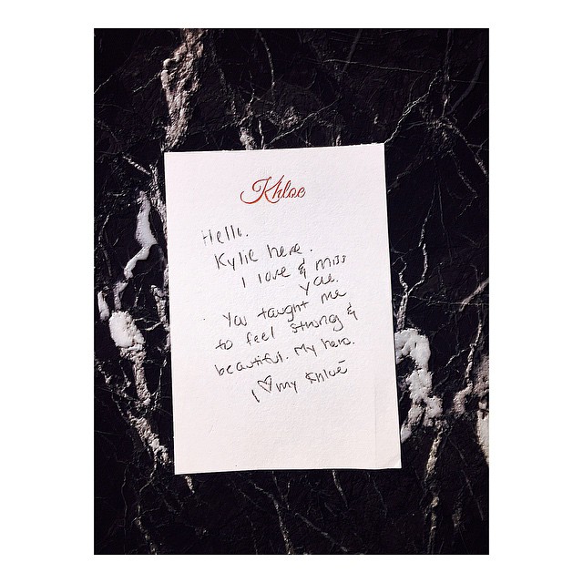 Awwwww @kyliejenner ...