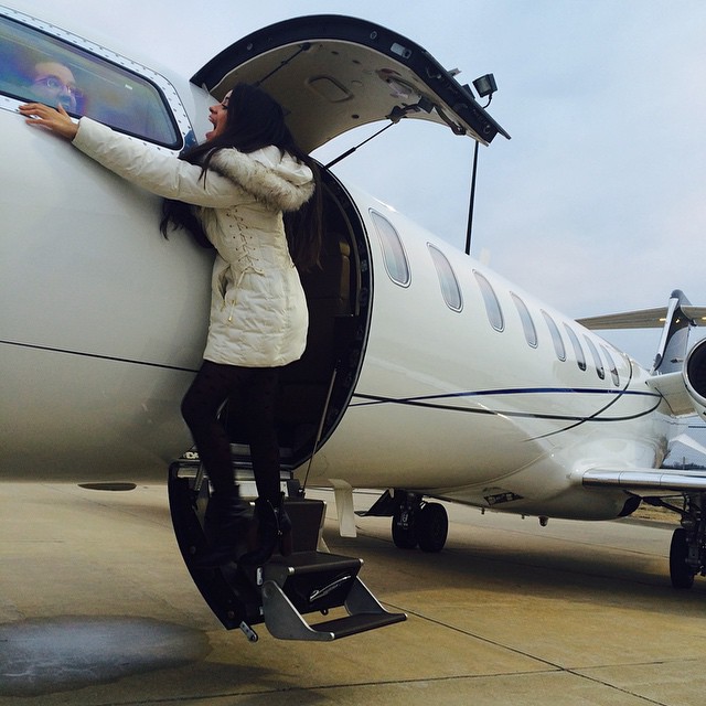 don't EVER make the mistake of thinking i'm cool enough to fly in a private jet....