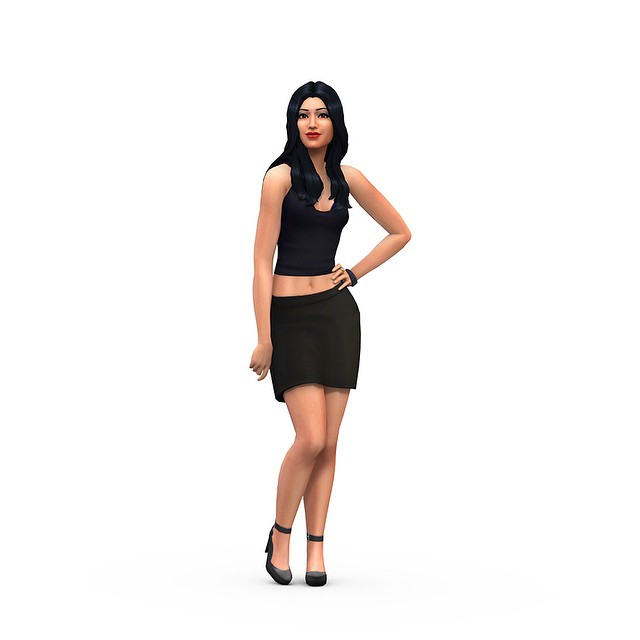 Check me out in The Sims 4! I'm ready for a SIMS holiday party lol ‪#‎YouRule ‪#...