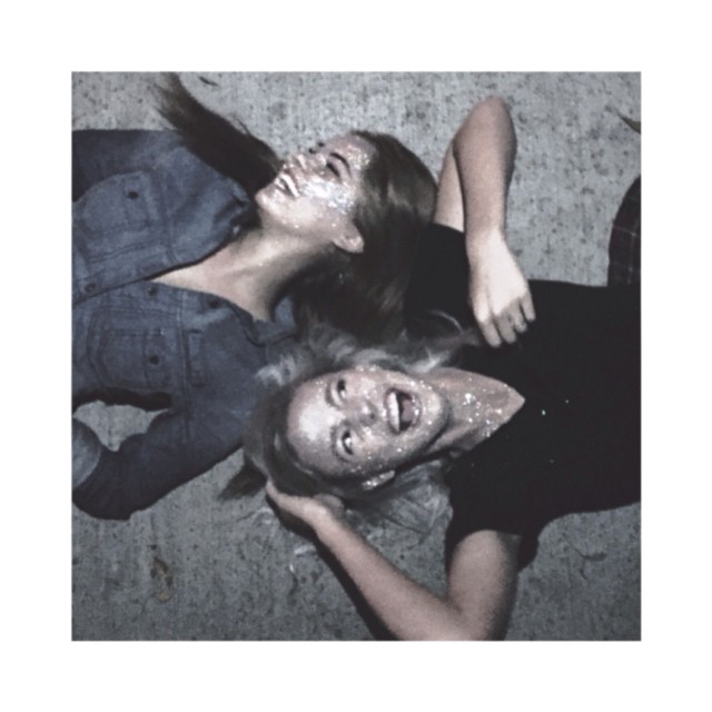 oops we had a glitter party;  sparkle so hard || love this magical thing...