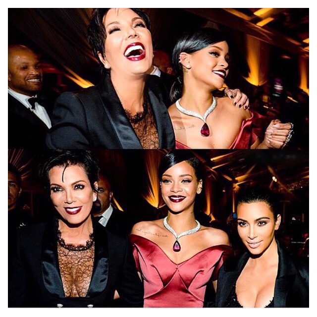 Fun times with @badgalriri at her 1st annual Diamond Ball...