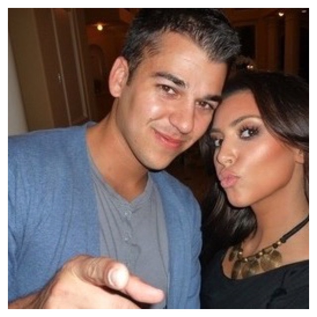#SiblingSelfie @robkardashian and I!!!! #SELFISH...