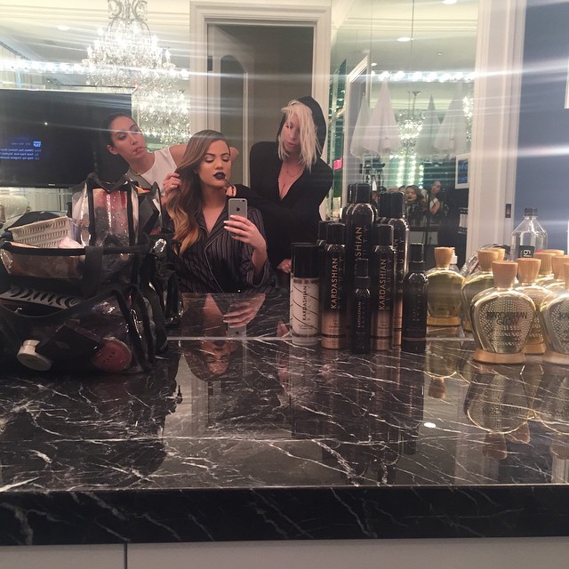 I love working with these two knuckle heads @joycebonelli @jenatkinhair. Black l...