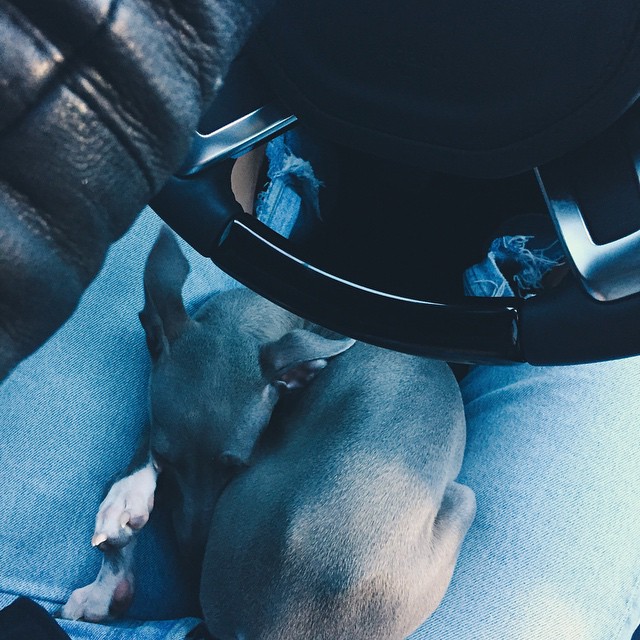 Goin to work with mom...