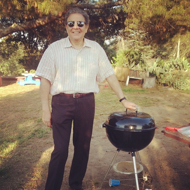 Denny at the bbq @mishalambert #mishasbirthday #dennisswag...