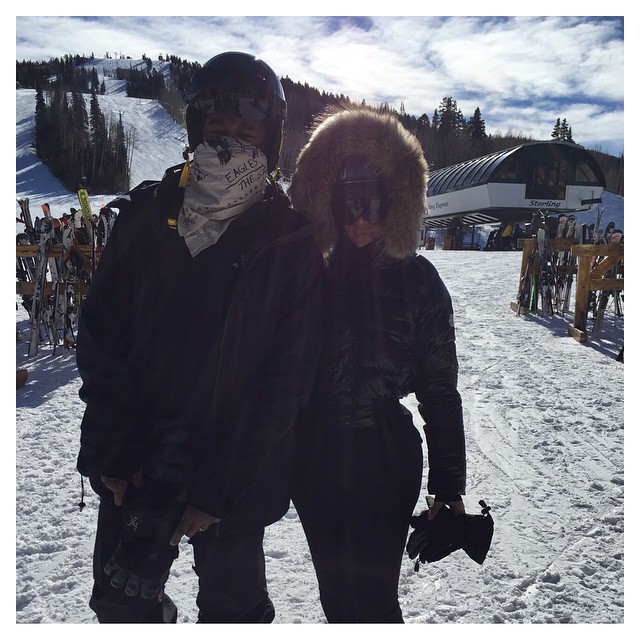 Skiing with my ! ...
