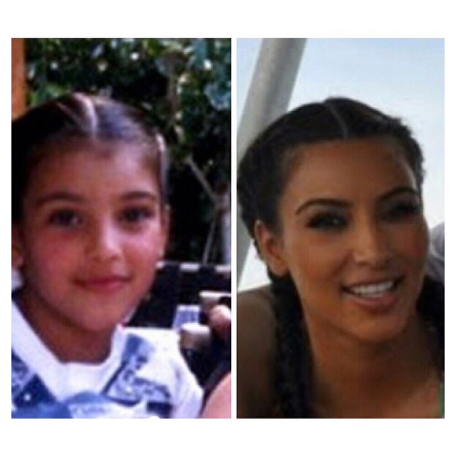 #FBF 6 year old Kimmie vs 30 year old Kimmie  #SomeThingsNeverChange...