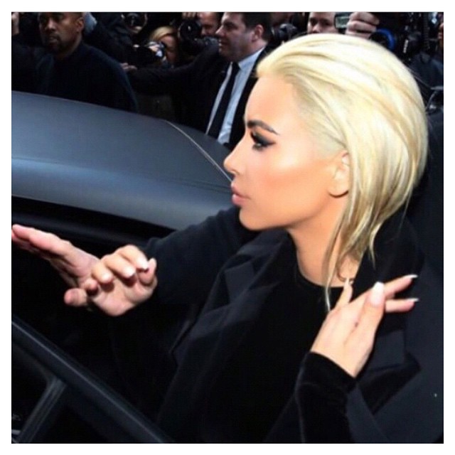 Blonde hair don't care! ...