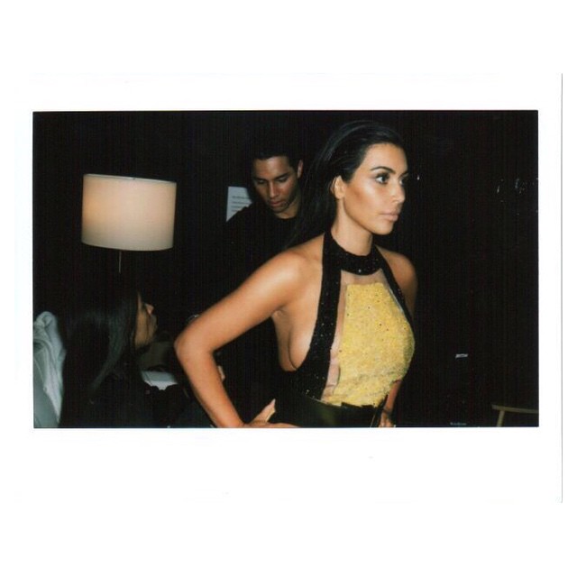 We were making it fit! #DamnSampleSize #BalmainArmy...