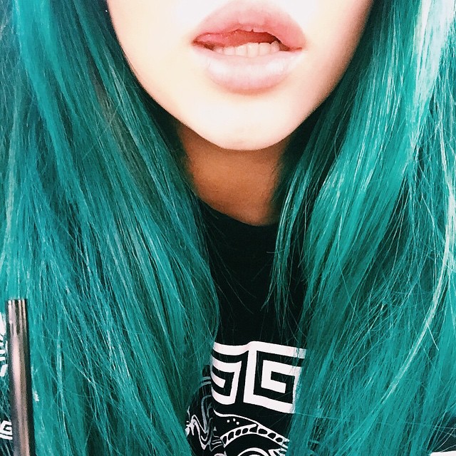Teal 4 everrrr. Get urs @ Bellamihair.com #kyliehairkouture #ad...