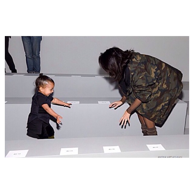 Playing around before the show starts...