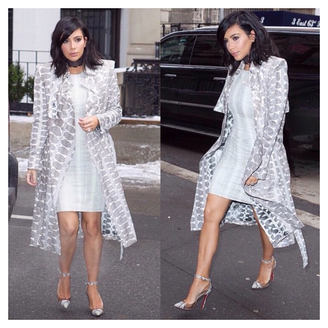Today's look- Lanvin dress, Lanvin coat, Louboutin heels...