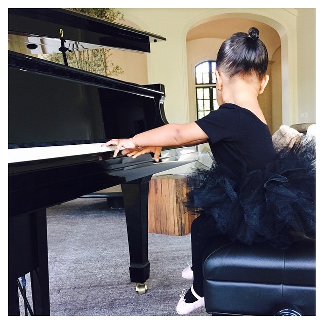 Morning piano session ...