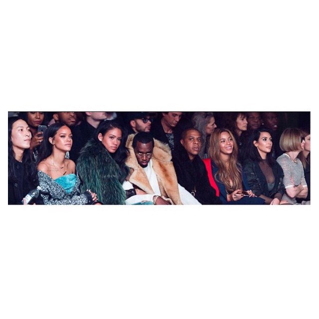 YEEZY FRONT ROW #WangRihCassPuffJayBeyKimAnna...
