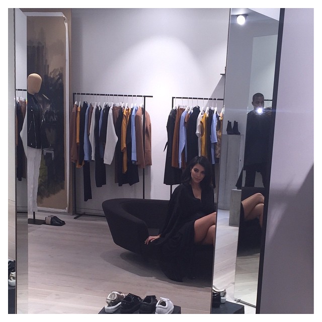 Posing for bae  This is what we do when we're bored shopping and no ones around...