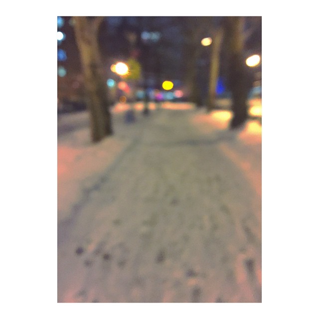 technicolour snow blur || #NewYorkAndI...