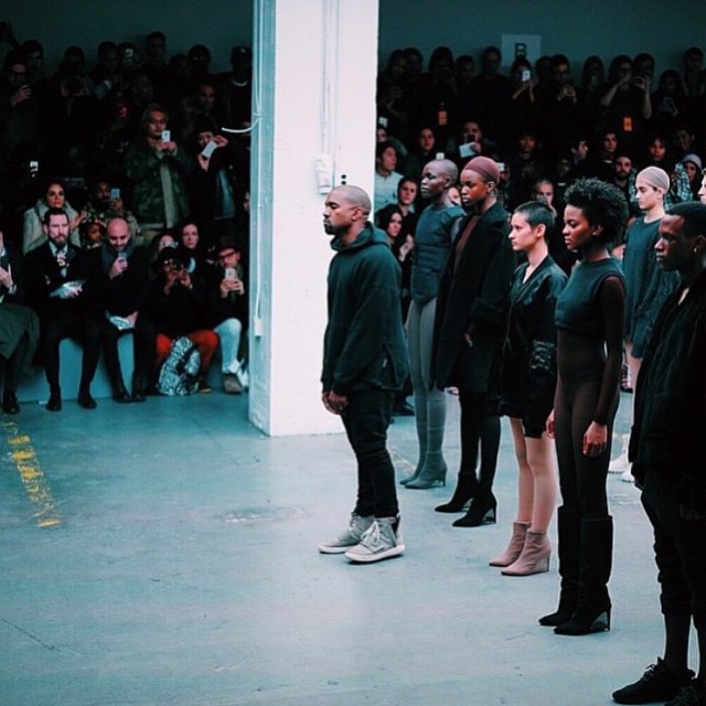 So proud of you Yeezy!!!! #YeezySeason...