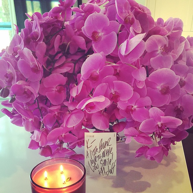 Such a gorgeous arrangement sent by a gorgeous soul!!! Thank you @jeffleatham fo...
