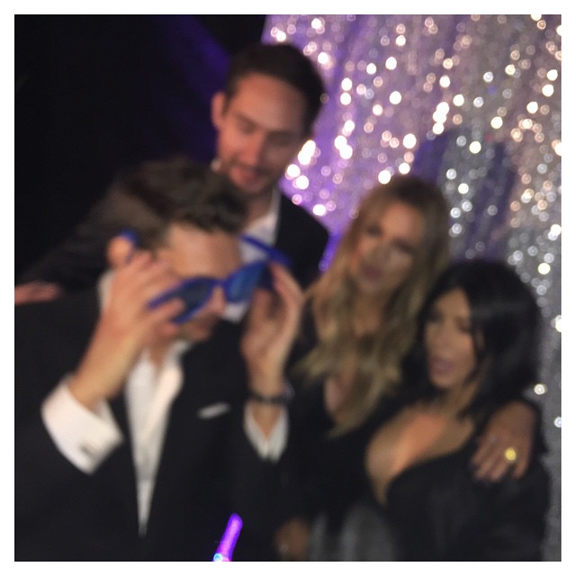 This sums up the night. Napa. Blurry. Photo booth....