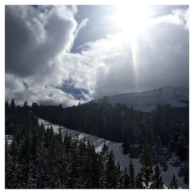 Instagramming from the slopes! #Montana ...
