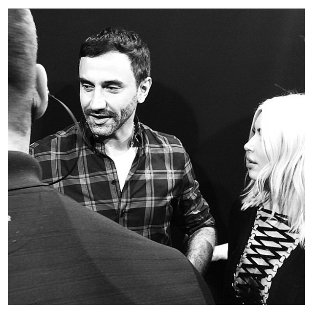 Congrats on the most brilliant show! @riccardotisci17 @givenchyofficial...