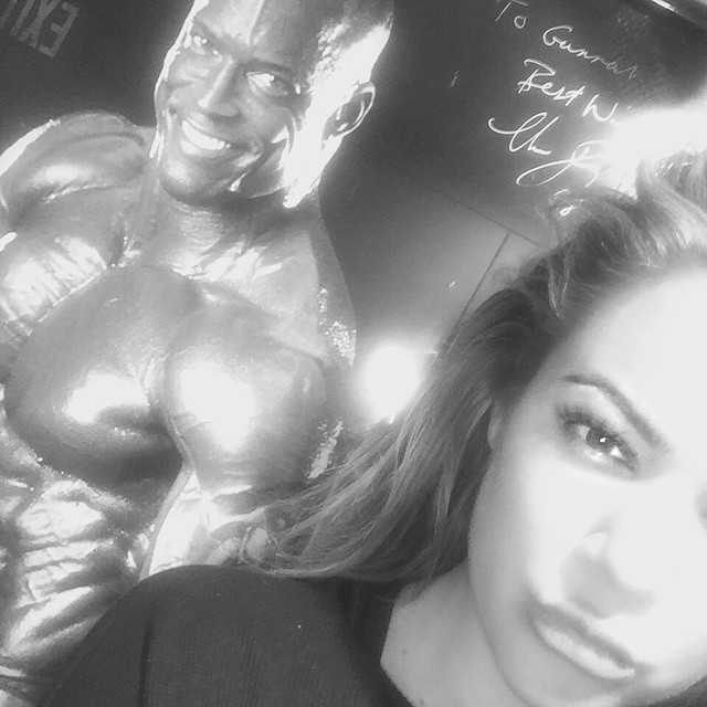 I wish I was able to smile as big as Shawn Ray is in This picture. My workout wi...
