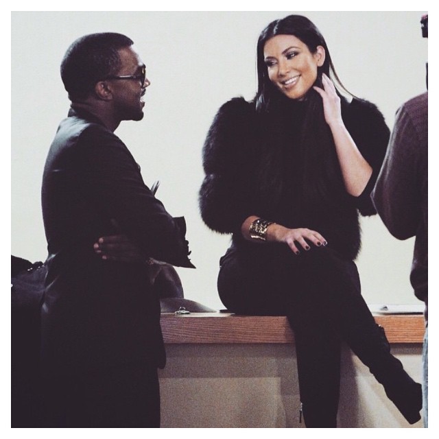 Old school Kimye...