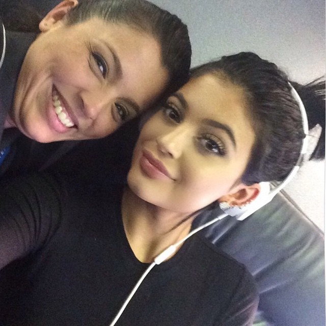 selfies with the flight attendants lol. I be bored when I travel alone. ...