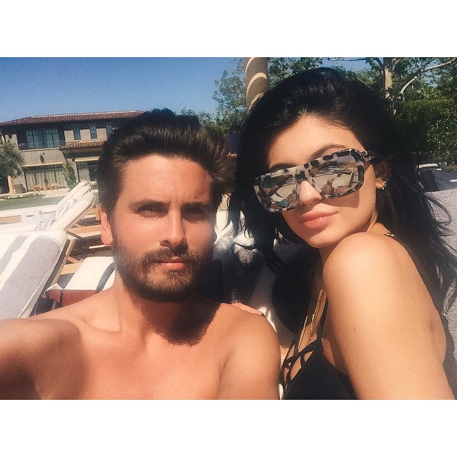 pool day @ the Disick mansion...