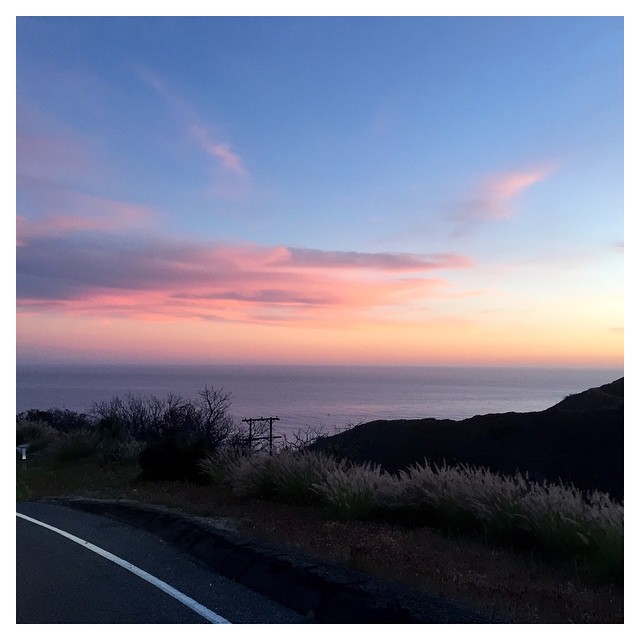 Sunset at Bruce's never looked so good last night ...