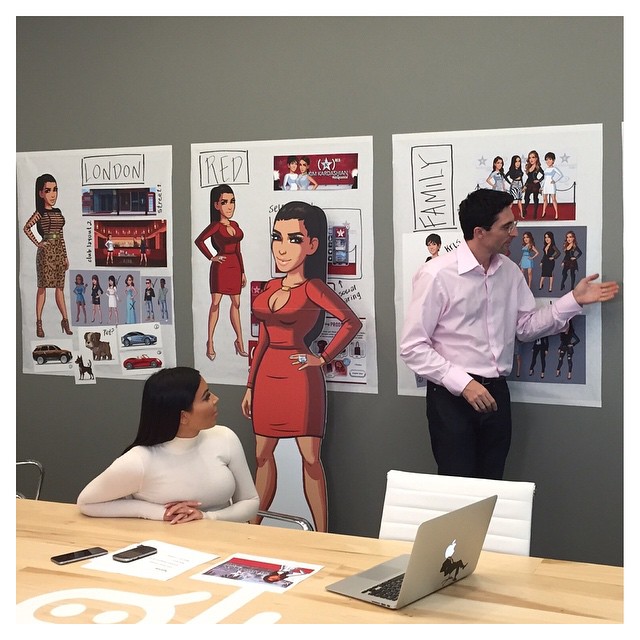 Flashback to when Niccolo & I were going over new updates & additions in Kim Kar...